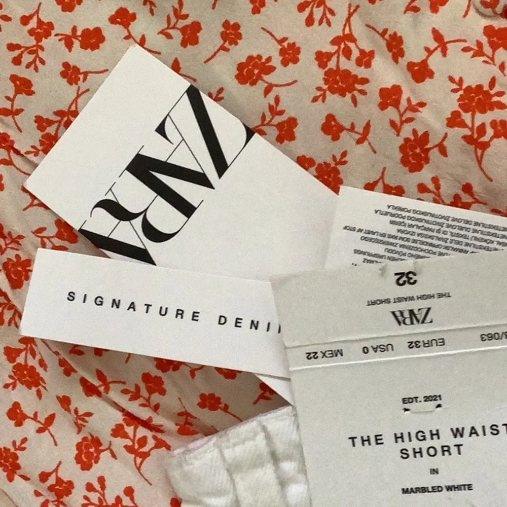 NWT Zara High Waisted Shorts 🖤🖤🖤 - Picture 7 of 9